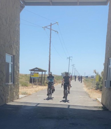 Bakıdan Abşeron milli parkına velosiped yürüşü keçirildi - VİDEO